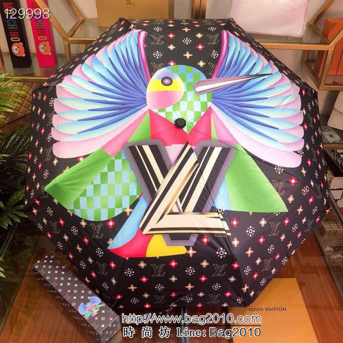 路易威登LV 專櫃夏季新款 全自動折疊晴雨傘 火爆時尚單品 防雨防紫外線隔熱傘  sll1015